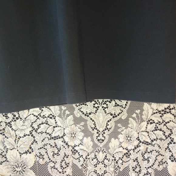 Zuda black long sleeve t shirt crew neck lounge wear pima cotton loose fitting - Picture 5 of 5